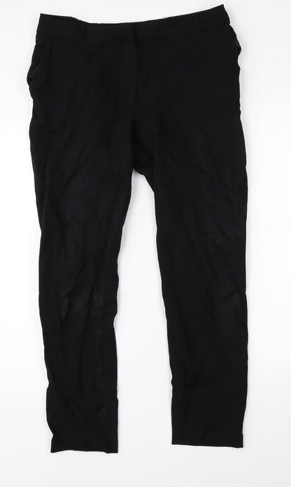 New Look Womens Black   Dress Pants Trousers Size 14 L28 in