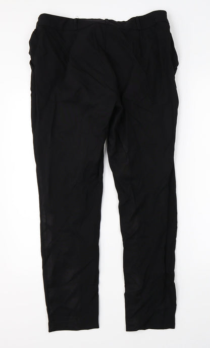 New Look Womens Black   Dress Pants Trousers Size 14 L28 in