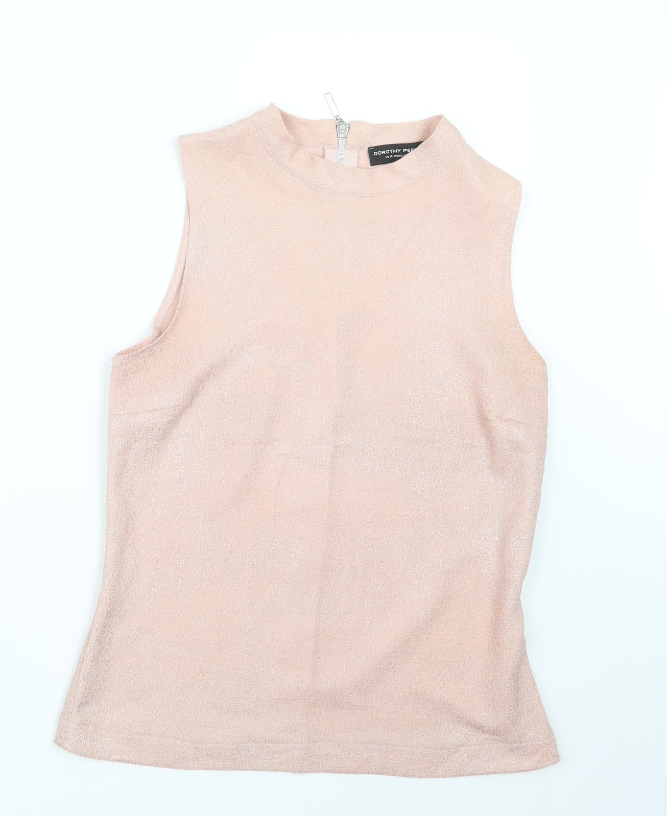 Womens UK Size 14 Dorothy Perkins Pink Basic Blouse