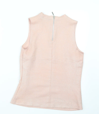 Womens UK Size 14 Dorothy Perkins Pink Basic Blouse