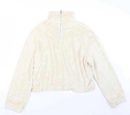 SHEIN Womens Ivory   Pullover Sweatshirt Size M