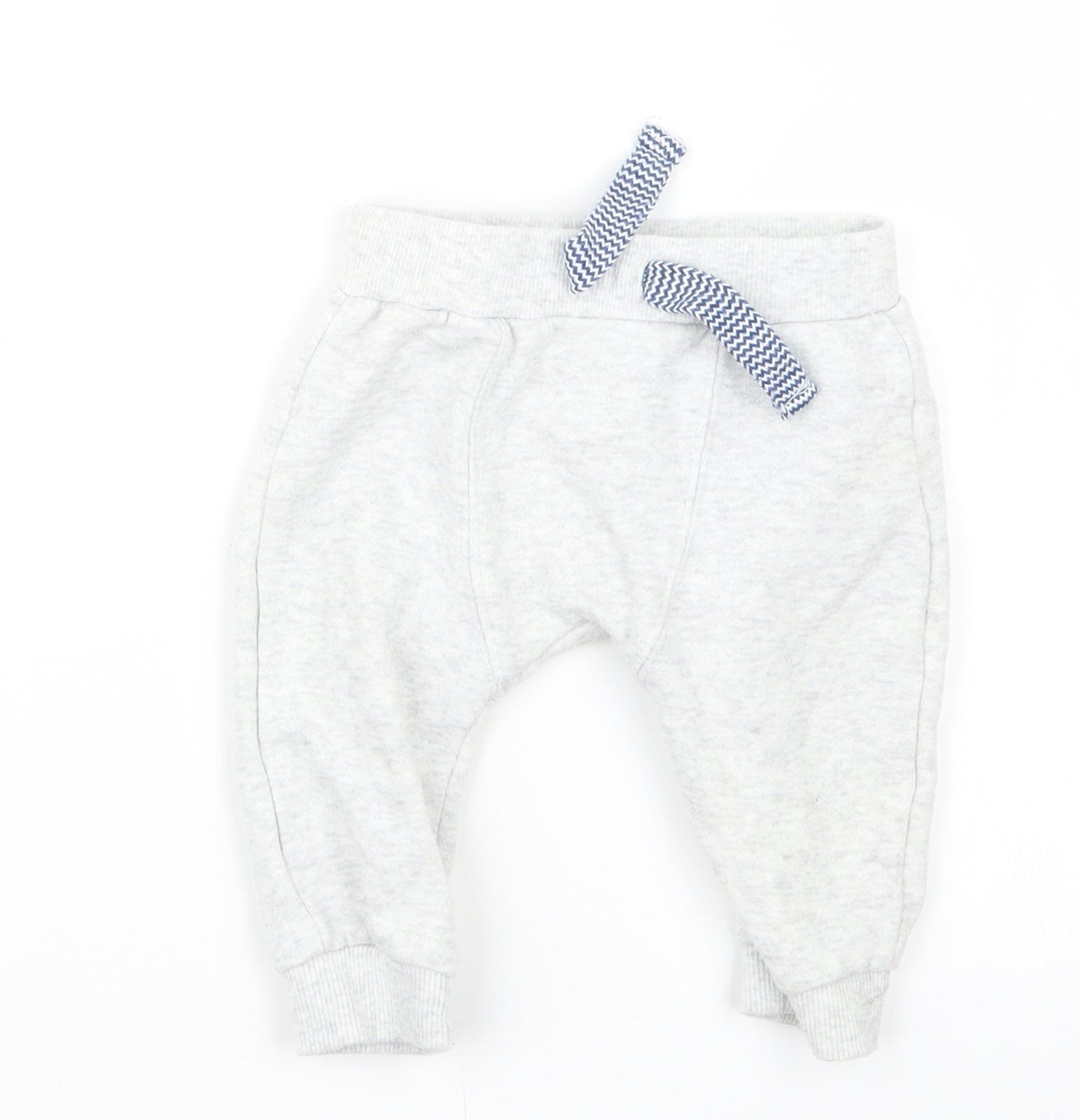 F&F Boys Grey   Jogger Trousers Size 3-6 Months