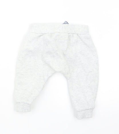 F&F Boys Grey   Jogger Trousers Size 3-6 Months