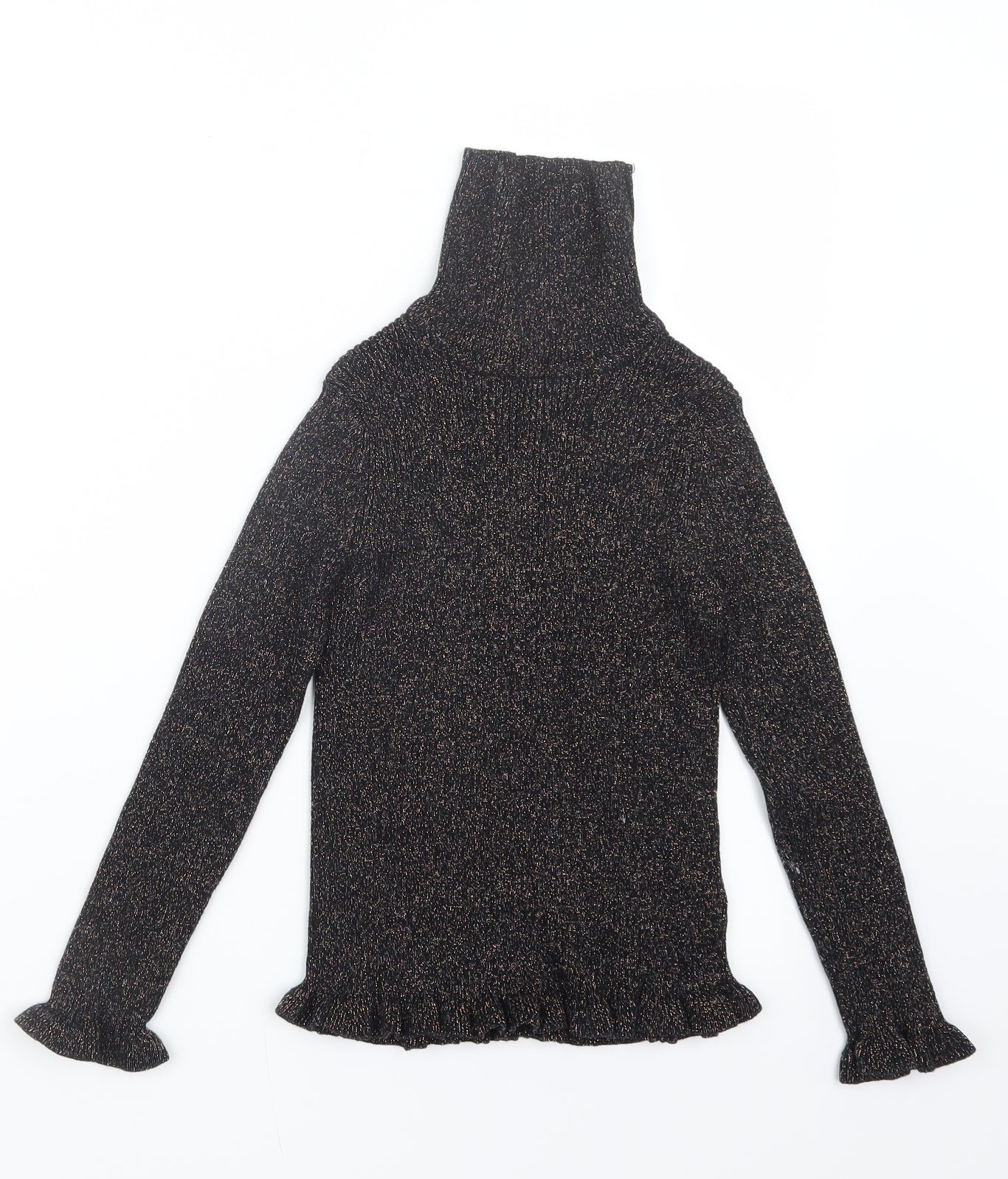Marks and Spencer Girls Black   Pullover Jumper Size 9-10 Years