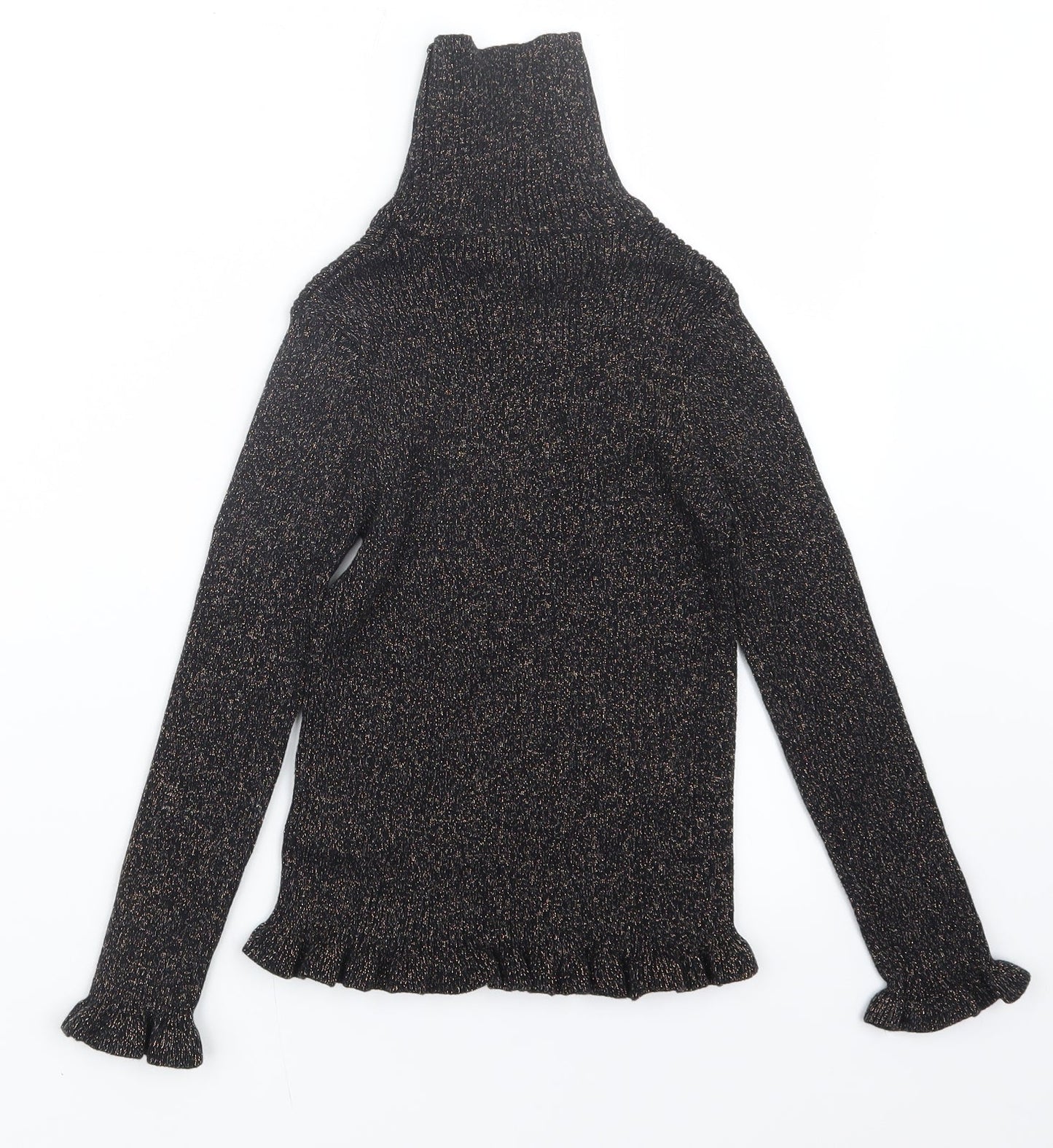 Marks and Spencer Girls Black   Pullover Jumper Size 9-10 Years