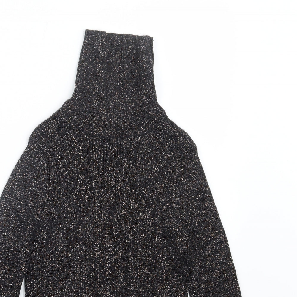 Marks and Spencer Girls Black   Pullover Jumper Size 9-10 Years