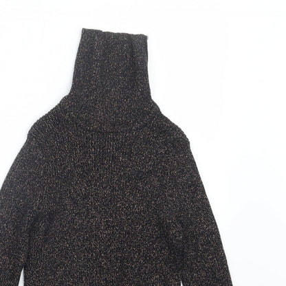 Marks and Spencer Girls Black   Pullover Jumper Size 9-10 Years