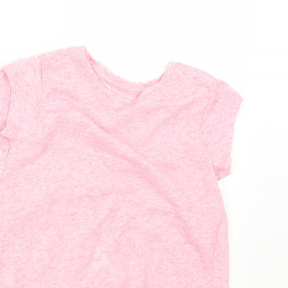 Miss E-vie Girls Pink   Basic T-Shirt Size 7-8 Years