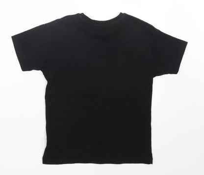Next Boys Black   Basic T-Shirt Size 5 Years
