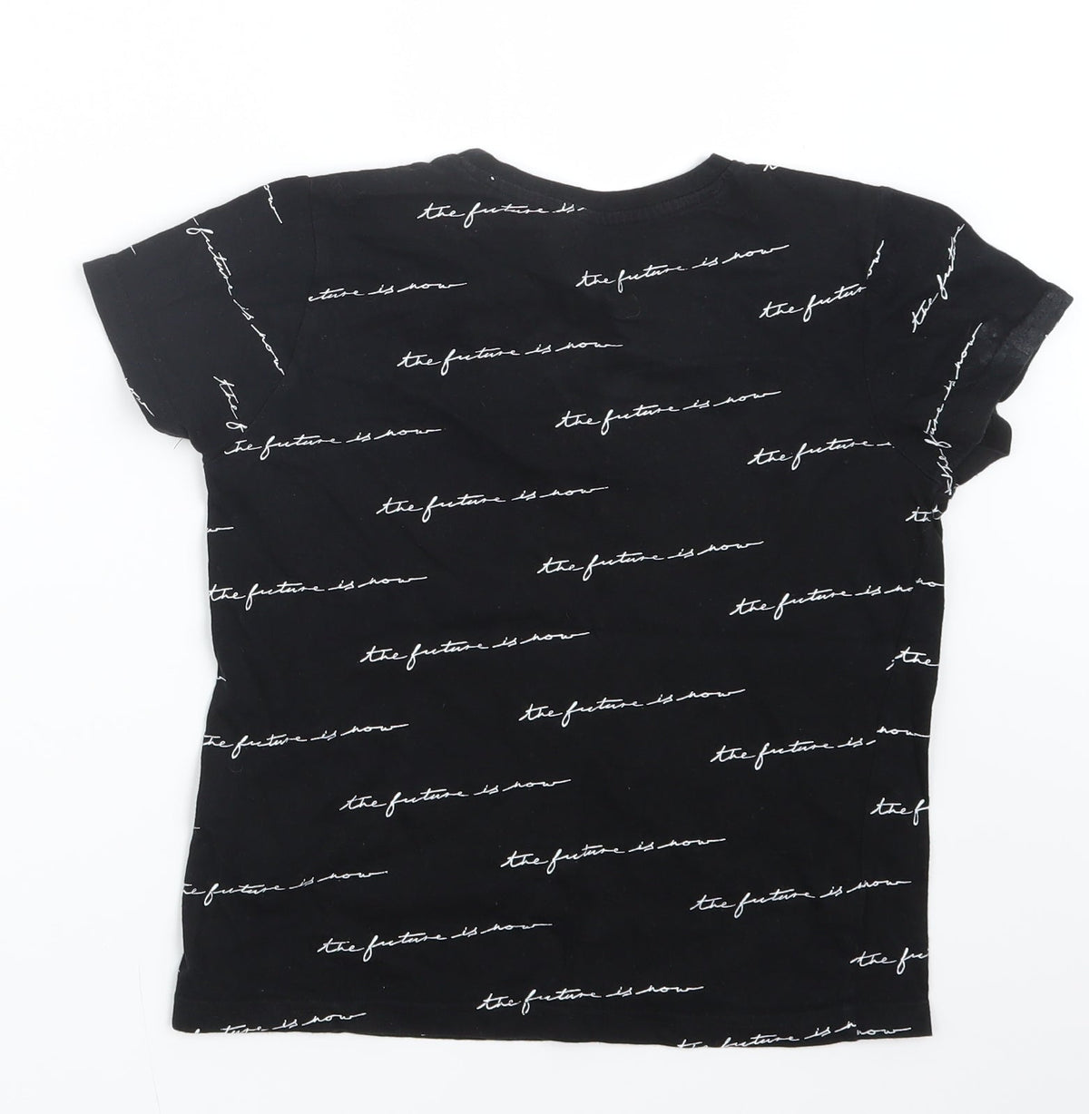 Primark Boys Black   Basic T-Shirt Size 8-9 Years