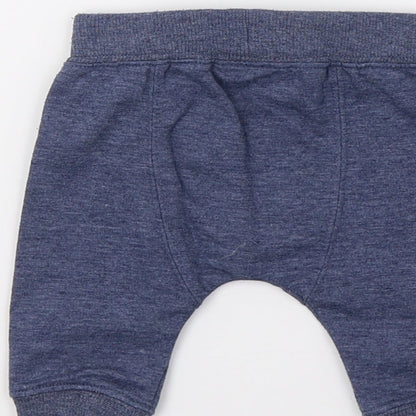 F&F Baby Blue   Jogger Trousers Size 0-3 Months