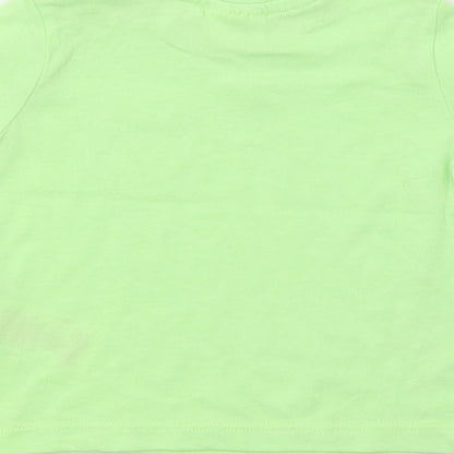 F&F Baby Green  Jersey Basic T-Shirt Size 0-3 Months