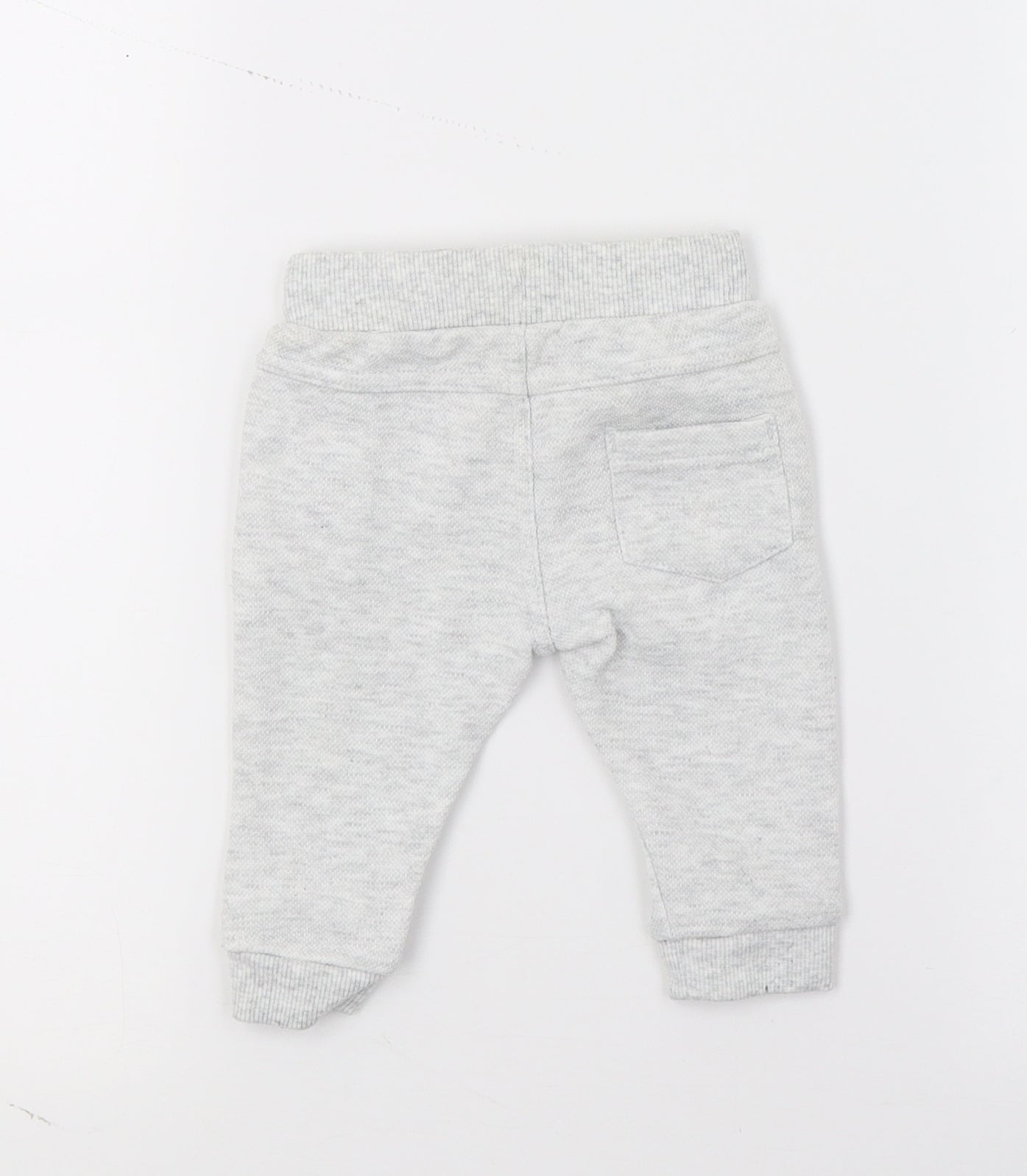 F&F Baby Grey  Jersey Jogger Trousers Size 0-3 Months