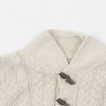 NEXT Girls Beige  Knit Cardigan Jumper One Size