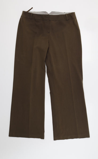 St Bernard Womens Brown   Trousers  Size 14 L30 in