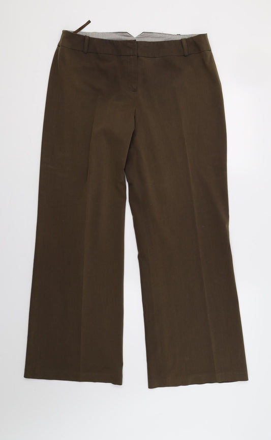 St Bernard Womens Brown   Trousers  Size 14 L30 in