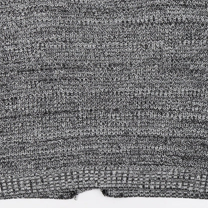 Boohoo Womens Grey  Knit Cardigan Jumper Size M