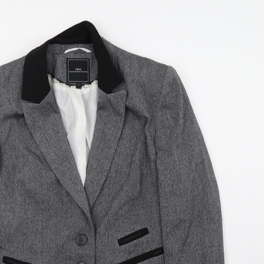 NEXT Womens Grey   Jacket Blazer Size 8