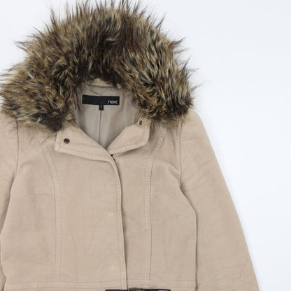 NEXT Womens Beige   Overcoat Coat Size 10