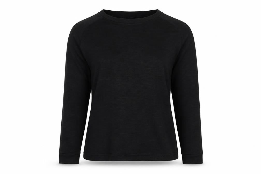 Womens UK Size 10 ASOS Black Basic T-Shirt