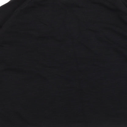 Womens UK Size 10 ASOS Black Basic T-Shirt