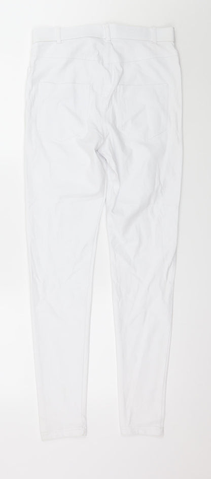 Select Womens White  Denim Jegging Jeans Size 12 L29 in