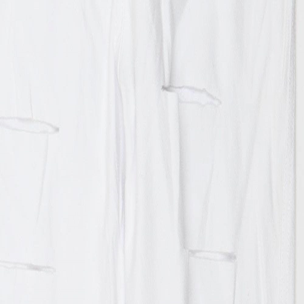 Select Womens White  Denim Jegging Jeans Size 12 L29 in