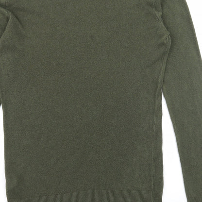 Primark Mens Green  Knit Pullover Jumper Size S