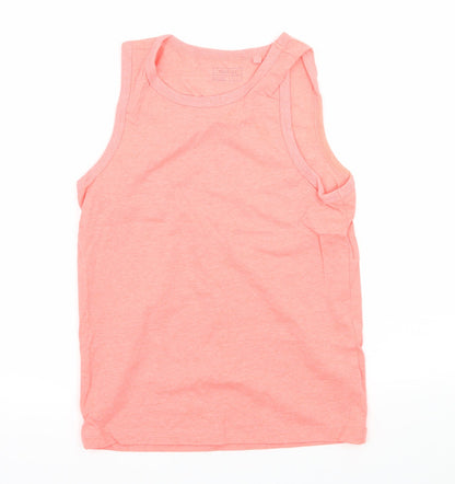 Next Boys Pink  Jersey Basic Tank Size 10 Years