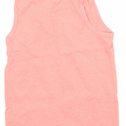 Next Boys Pink  Jersey Basic Tank Size 10 Years