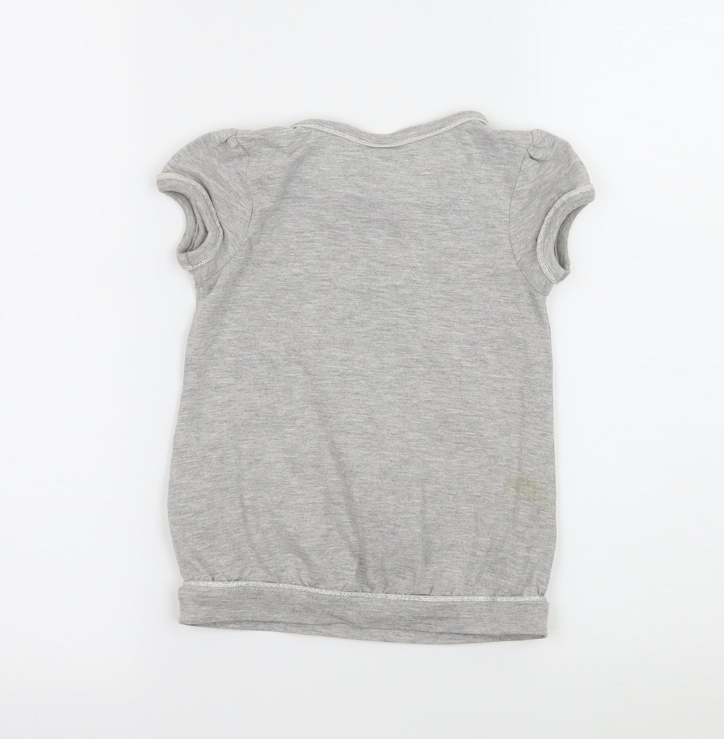 George Girls Grey  Jersey Basic T-Shirt Size 2-3 Years  - Frozen