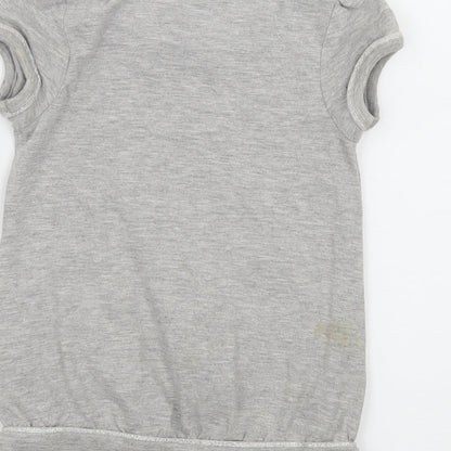 George Girls Grey  Jersey Basic T-Shirt Size 2-3 Years  - Frozen