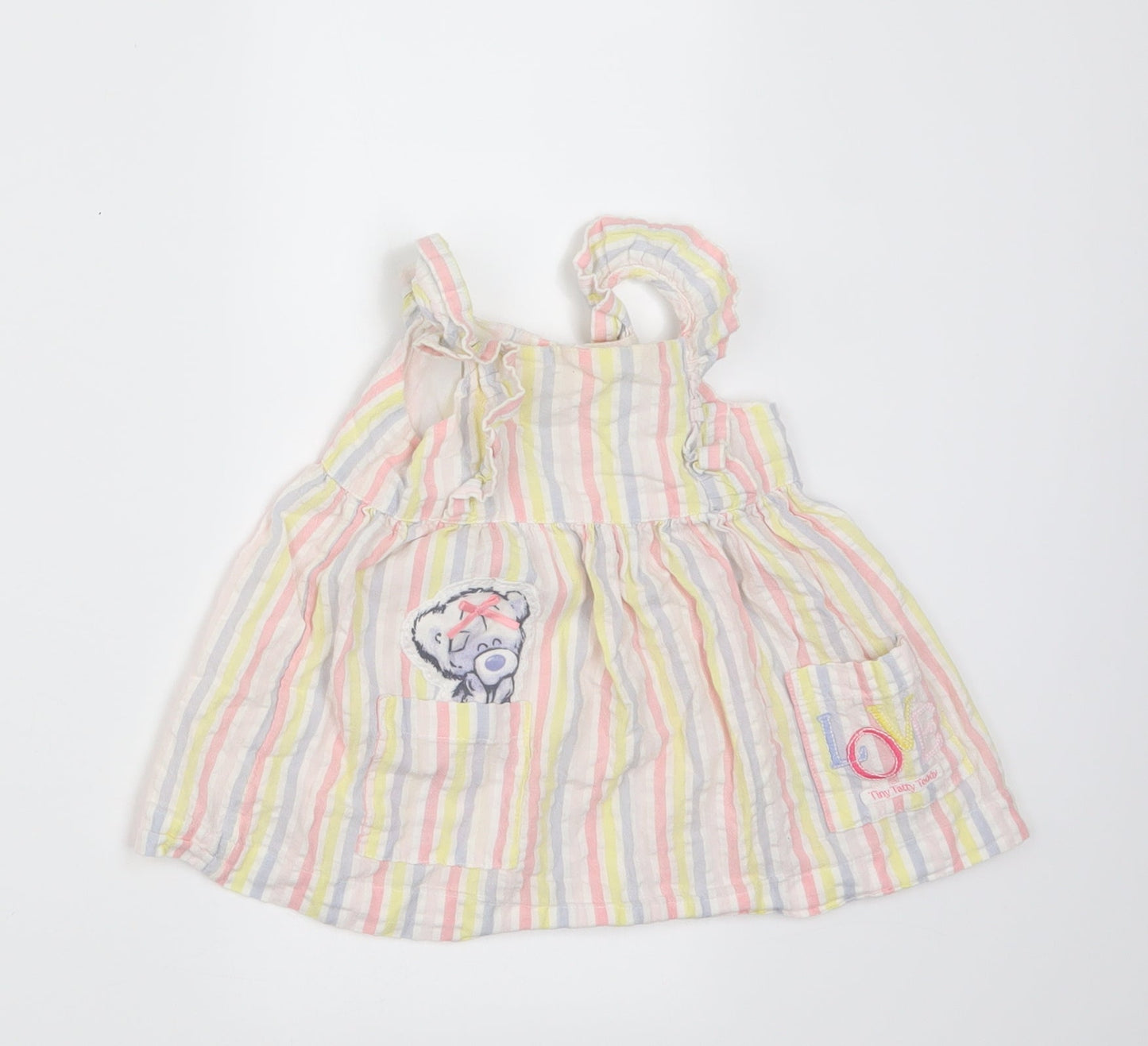 F&F Girls Multicoloured Striped    Size 3-6 Months