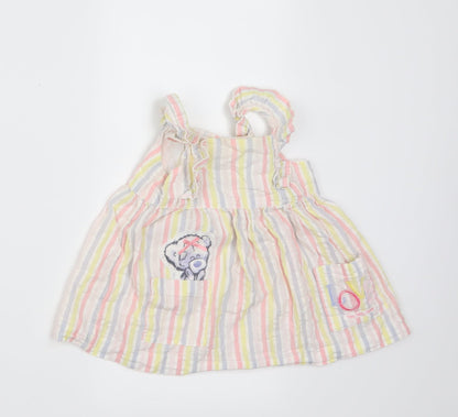 F&F Girls Multicoloured Striped    Size 3-6 Months