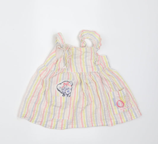 F&F Girls Multicoloured Striped    Size 3-6 Months
