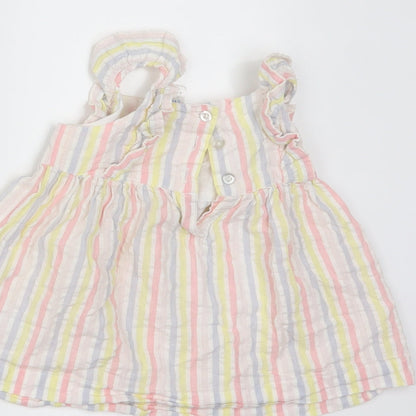 F&F Girls Multicoloured Striped    Size 3-6 Months