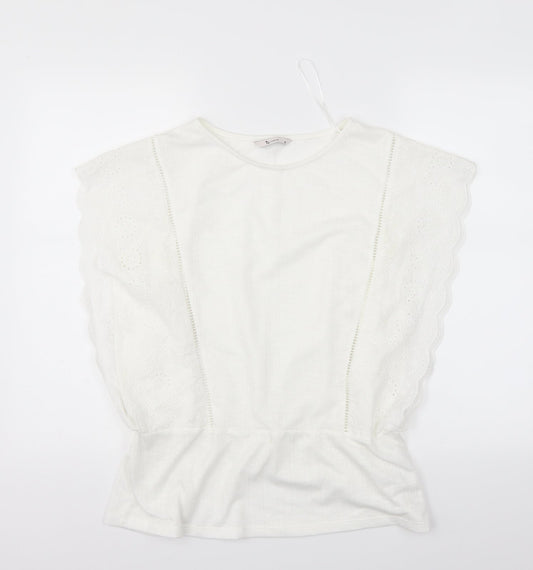 TU Womens White   Basic T-Shirt Size 14