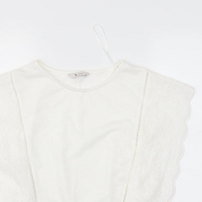 TU Womens White   Basic T-Shirt Size 14