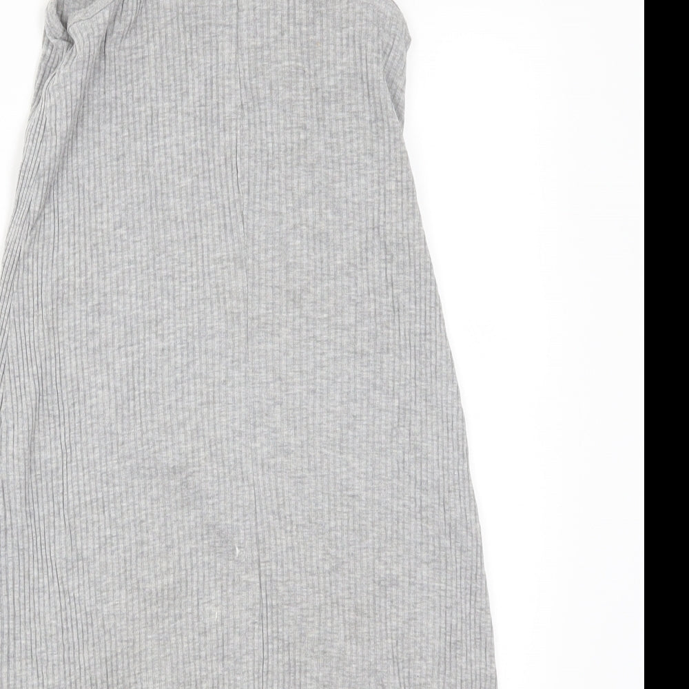 Young Dimension Girls Grey   T-Shirt Dress  Size 8-9 Years