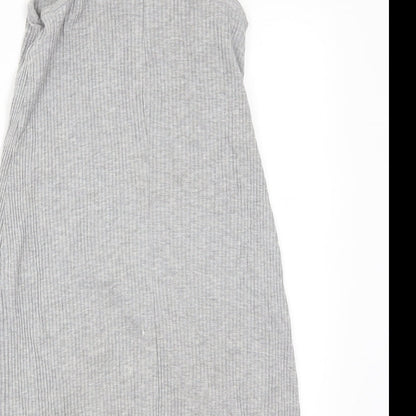 Young Dimension Girls Grey   T-Shirt Dress  Size 8-9 Years