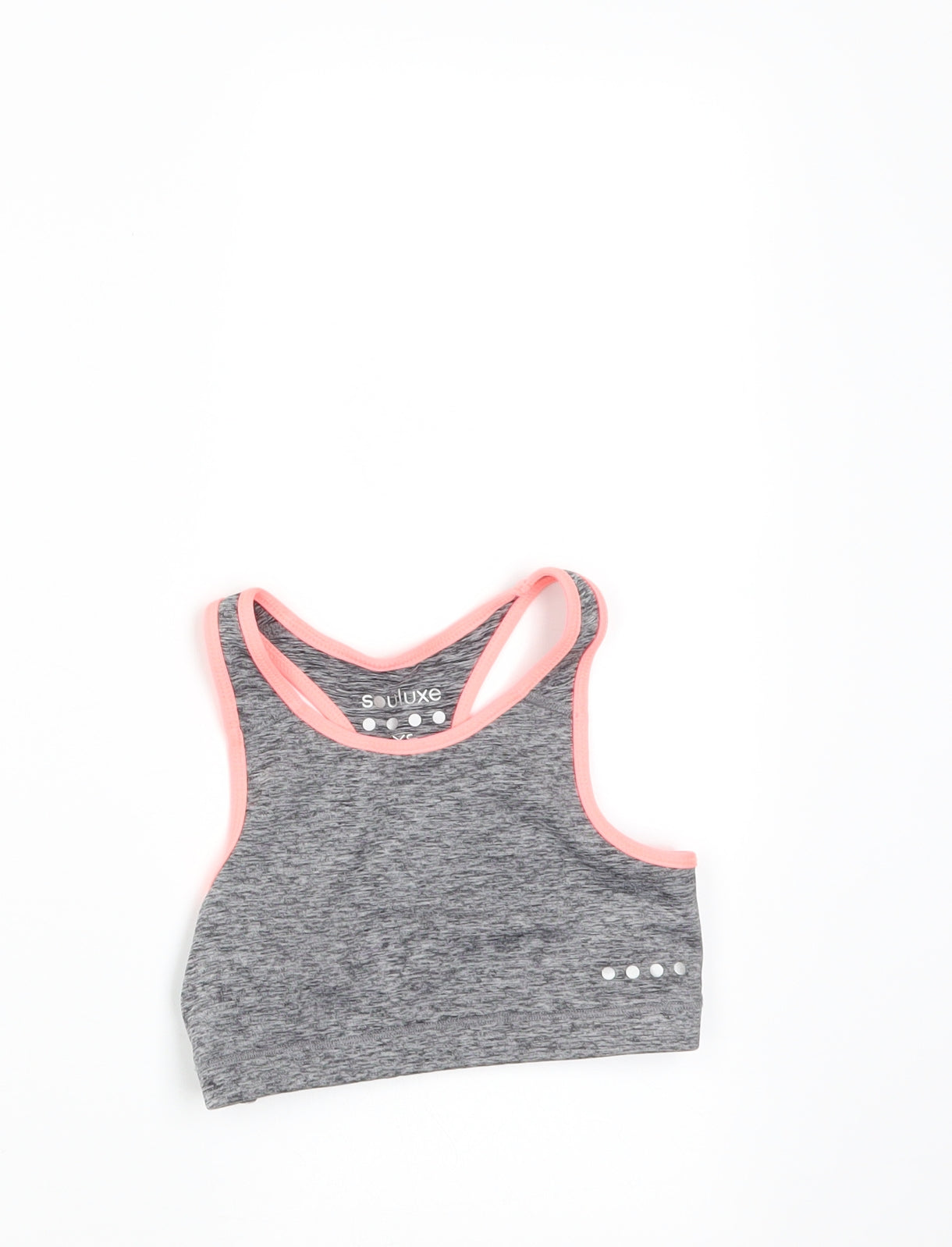 Matalan Girls Grey   Cropped T-Shirt Size 6-7 Years