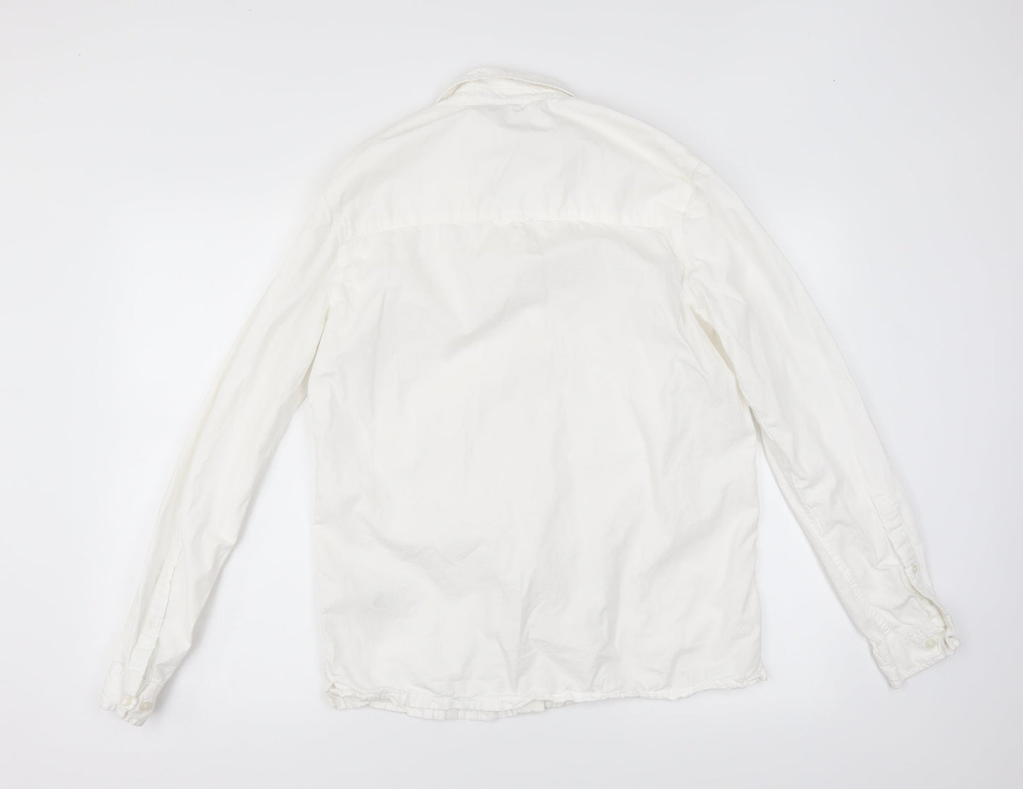 ASOS Mens White    Button-Up Size M