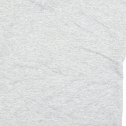 Jeff & Co Womens Grey   Basic T-Shirt Size 10