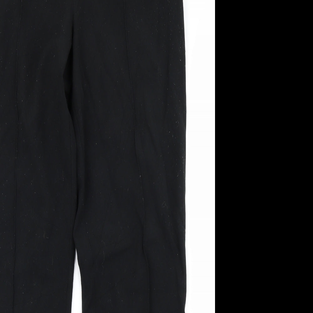 Womens UK Size 12 Marks & Spencer Regular Fit Rain Trousers Black Trousers