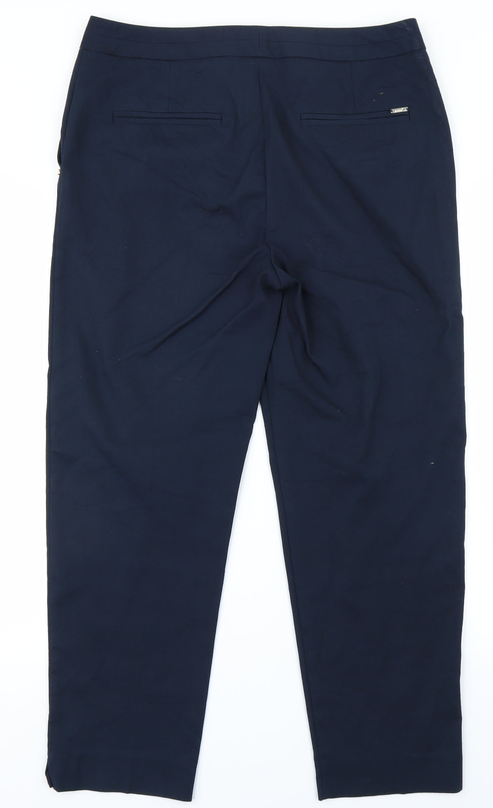 Womens UK Size 34 in Per Una Regular Fit  Blue Trousers