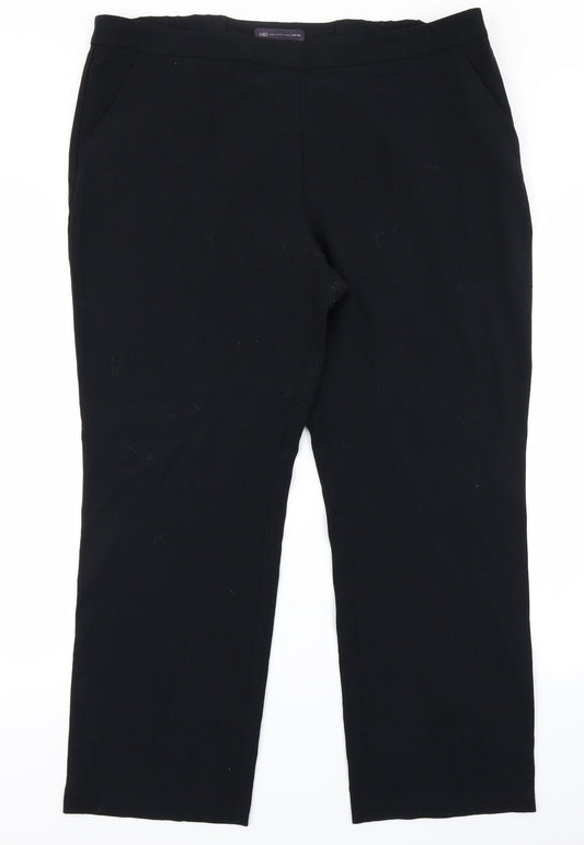 M&S Collection Womens Black   Trousers  Size 40 in L26 in
