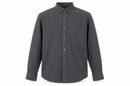 Mens UK Size L NEXT Grey  Button-Up Long Sleeve Casual Shirt