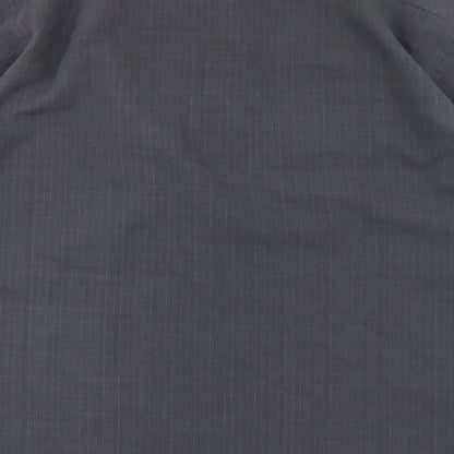 Mens UK Size L NEXT Grey  Button-Up Long Sleeve Casual Shirt