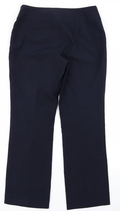 Womens UK Size 12 Marks & Spencer Regular Fit  Blue Trousers