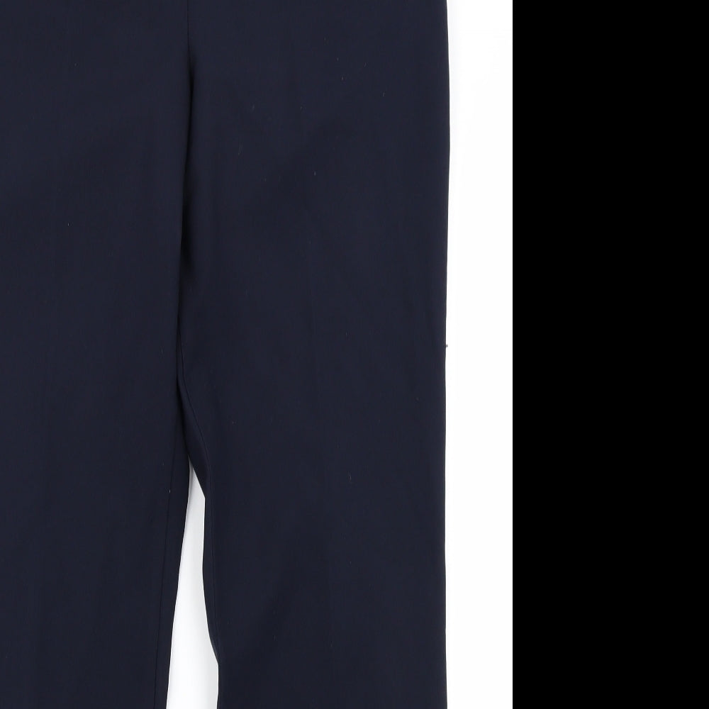 Womens UK Size 12 Marks & Spencer Regular Fit  Blue Trousers